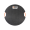 Outrigger pad, round, DR36-1.5, Black, Medium duty