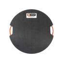 Outrigger pad, round, DR42-2, Black, Heavy duty